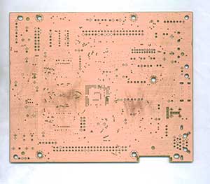 机顶盒控制主板正面pcb