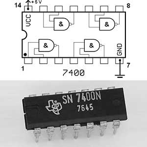 7400芯片电路图