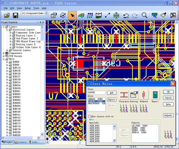 PowerPCB7软件界面