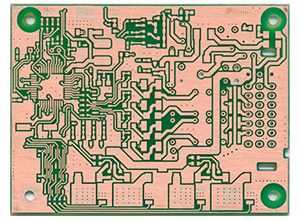 汽车MCU控制板控制板中间1层线路